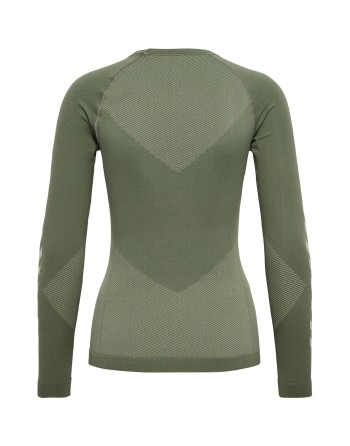 HUMMEL FIRST SEAMLESS JERSEY L/S W / Nahtlose Verarbeitung und körperbetontes Design