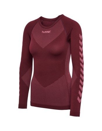 HUMMEL FIRST SEAMLESS JERSEY L/S W / Nahtlose Verarbeitung und körperbetontes Design