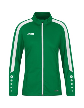 Polyesterjacke Power / Matt-Polyester-Tricot