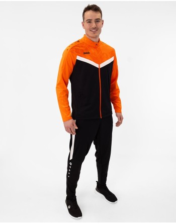 Polyesterjacke Iconic / Matt-Polyester-Tricot